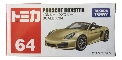 Takara Tomy 1:64 Porsche Boxster Dorado