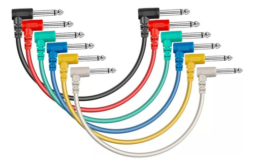 Cables Para Puente De Pedal De Guitarra De 6.3mm 30cm 6pcs
