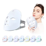 Mascarilla Facial Led Z1 De 7 Colores Para Terapia De Luz Fa