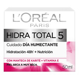 Crema Humectante Día L´oréal Paris Hidra Total 5 X 50ml