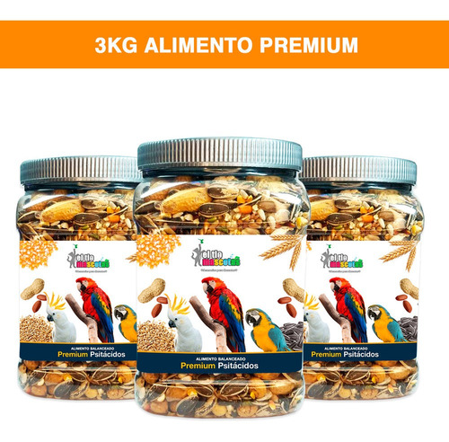 Semillas Aves Loros Y Cacatuas Semillas 3kg + Envio Gratis 