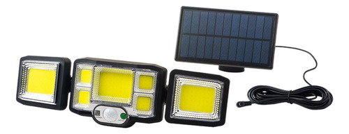 Luzes Solares Led Externas 192cob, Sensor De Movimento De 3