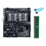 Placa Base X99 De Doble Socket Lga2011-3 Compatible Con Dob