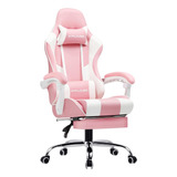 Silla Gamer Con Reposapiés Y Soporte Lumbar Gt800a Gtplayer