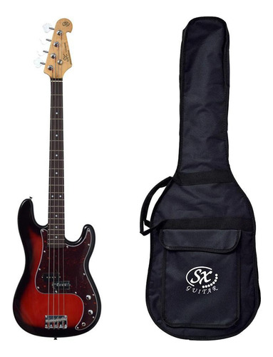 Contra Baixo 4 Cordas Sx Spb62+ 2ts Precision Bass Com Bag