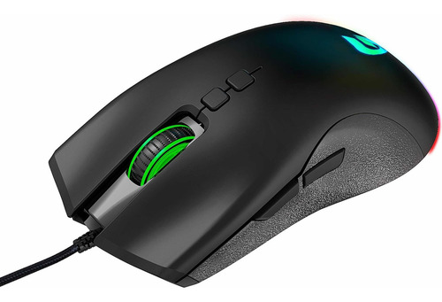 Mouse Gamer Ambidestro Fortrek Blackfire 7200dpi Rgb F.macro Cor Preto