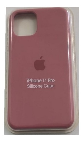 Funda Silicona Apple iPhone 11 Bordo / 11 Pro Roja 