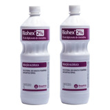 Kit Solução Alcoólica 2% Riohex Com 2un 1l - Rioquímica