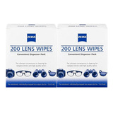 400 Toallas Humedas Zeiss Wipes Paño Microfibra Para Lente