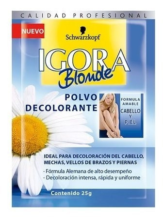 Polvo Decolorante Sachet Igora Blonde 25gr