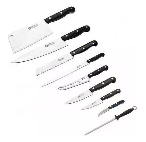 Set Cuchillos Chef Boker Arbolito Profesional X9 Acero Inox