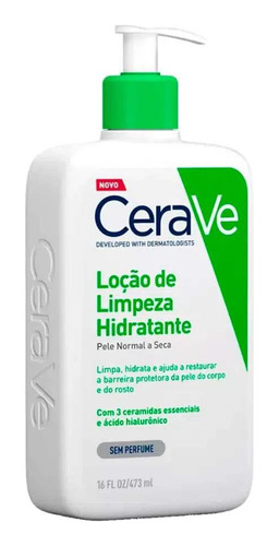 Ceravê Loção De Limpeza Corporal E Facial 473ml Sem Perfume