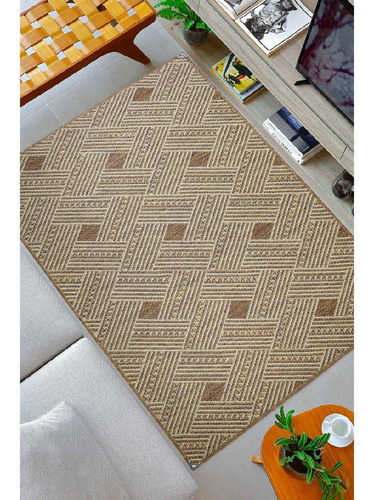 Tapete Sisal Sala Quarto 2,00x2,50 Terracota S-575