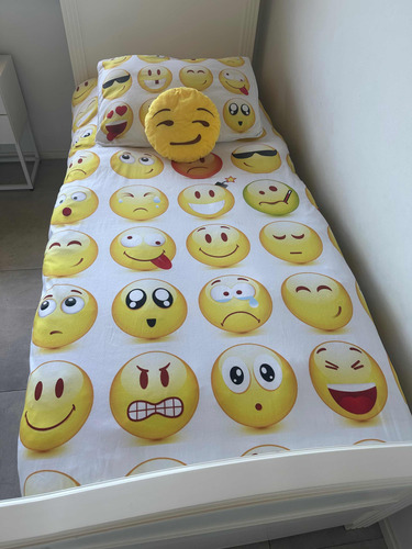 Funda Edredón Emojis Importada Tamaño Queen