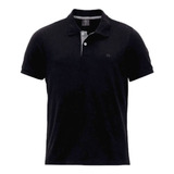 Camisa Polo Infanto Juvenil Masculina Ogochi Slim Preta