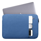 Funda Celeste Para Notebook De 11.6 In, Compatible/portatil