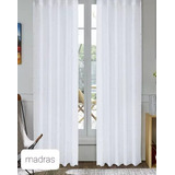 Cortinas Tela Madra 2,00 Sistema Para Riel