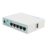  Router Mikrotik Routerboard Hex Rb750gr3 Blanco/turquesa