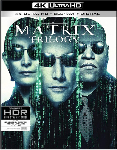 Trilogía Matrix 4k Uhd - Boxset 3 Películas Matrix