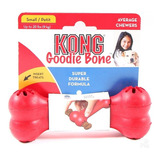 Kong Goodie Bone Juguete Rellenable Hueso S Perro Raza Small Color Rojo