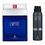 Kit Perfume Masculino Empire Sport. Desodorante New.