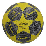 Balón Futsal Champions Gris/amarillo Tamaño 4 Xcuatro