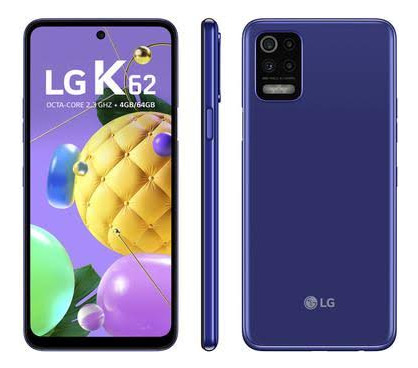 Smartphone LG K62 Azul 64gb 4ram Dual Chip 