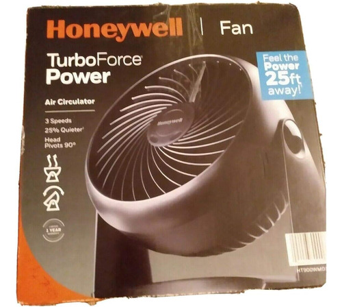 Nuevo Ventilador Honeywell Turboforce Ht-900, Mesa De Escrit