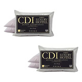 Pack X2 Almohada Cdi Hotel Luxury Duvet 50x70 Premium Suave