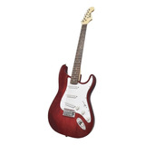 Guitarra Eléctrica Newen St St Newen De Lenga Red Wood Laca Poliuretánica Con Diapasón De Palo De Rosa