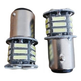 Par De Focos Led 1157 2 Polos Con Estrobo 27 Leds