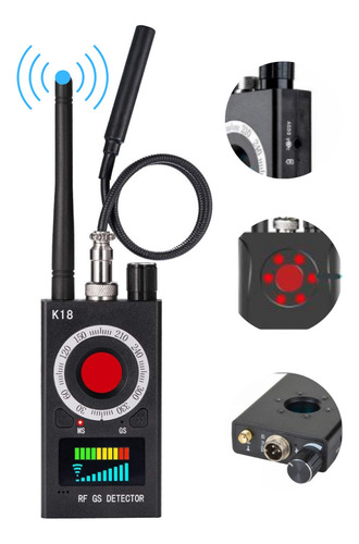 Detector K18 Câmera Escondida Escuta Gps Anti Espionagem