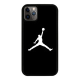 Funda Uso Rudo Tpu Para iPhone Michael Jordan Blanco Negro