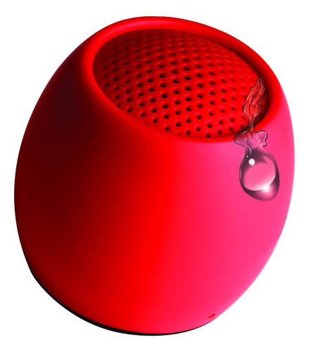 Boompods Altavoz Bluetooth Cero - Potentes Mini Altavoces I. Color Rojo