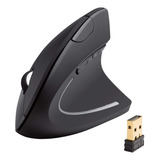 Mouse Vertical Ergonómico Óptico Recargable Cable Usb