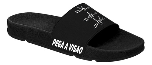 Chinelo Slide Masculino Adulto Personalizado Estampa Arame