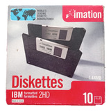 Diskettes 1.44mb Imation Caja De 10 Unidades