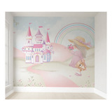 Papel De Parede Castelo Princesa Autocolante Pp393 M²