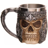 Taza De Diseño 3d De Taza De Calavera De Acero Inoxidable E