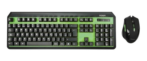 Combo Mouse Y Teclado Gamer Inalámbrico Noga Nkb-40