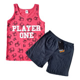 Pijama Verano Futbol Remera + Short Varon Talle 6