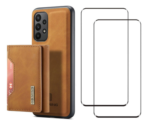 Funda Tipo Cartera Piel Extraíble Magnética Para Samsung