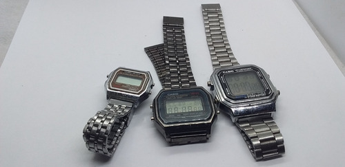 Lote 3 Relógios Pulso Casio