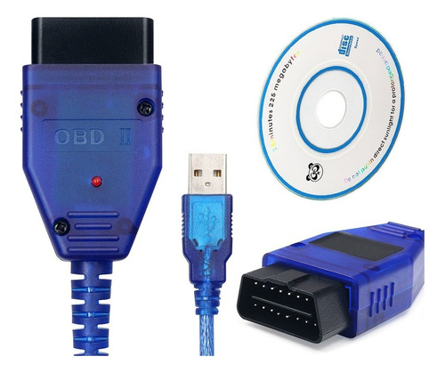 Escáner Vagcom Volkswagen Seat Audi Vag Con Obd2 Usb G-as116