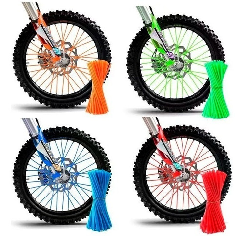 Cubre Rayos Moto Spoke Skins Varios Colores Sti Motos