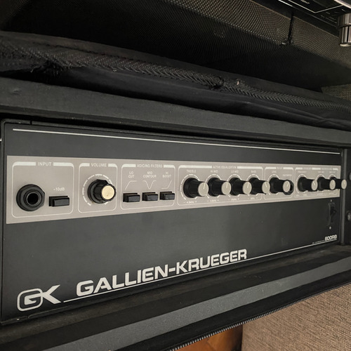 Cabezal Gallien Krueger 800 Rb + Case (no Ampeg Hartke) Bajo