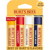 Bálsamo Labial, Hidratante Burt's Bees 4 Piezas U. S. A.