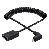 Qaoquda Cable Espiral Micro Hdmi A Hdmi, 8k Micro Hdmi Macho