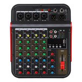 Mezclador De Audio Consola Mezcladora 4 Canales Mezclador