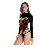 Bañador Estampado 3d Dc Wonder Woman Para Mujer